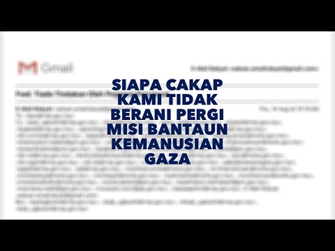 Siapa cakap kami rakyat Malaysia takut pergi misi bantuan gaza