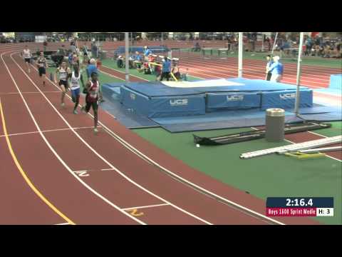 Boys 1600m Sprint Medley Section 3 - New Balance Nationals Indoor 2014