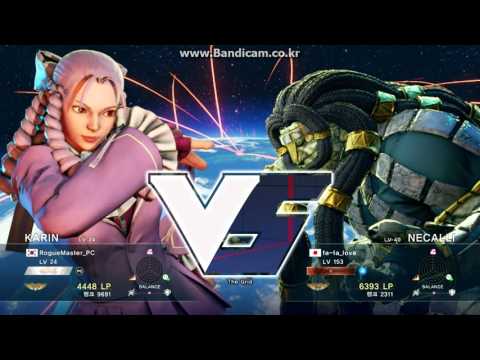 Street FighterV - Karin VS Necalli