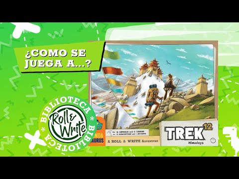 Como se Juega a Trek 12 Himalaya en castellano (Juego de Mesa Roll & Write )