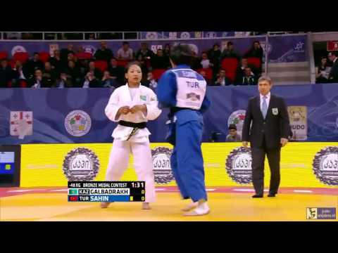 Judo 2016 Grand Prix Tbilisi: Galbadrakh (KAZ) - Sahin (TUR) [-47kg] bronze
