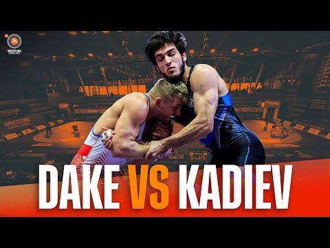 Down goes Dake |  Ibragim KADIEV (UWW) takes down Kyle DAKE (USA)