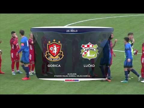 SAŽETAK: GORICA vs LUČKO 2:0 (23. kolo, Druga HNL 17/18)