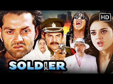 Bobby Deol's Blockbuster Action Thriller - Soldier (1998) Full Movie HD | Preity Zinta, Johnny Lever