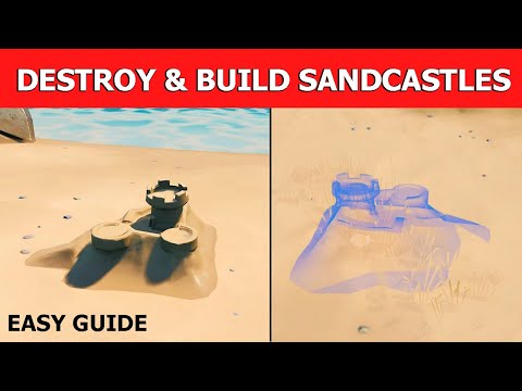 Fortnite Build and Destroy Special Sandcastles (ALL LOCATIONS)