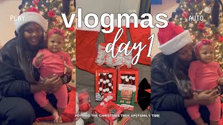 Vlogmas day 1 : Getting ready for Christmas | putting up the Christmas 🎄