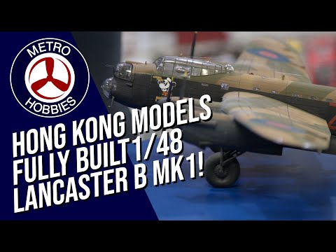 Fully built Hong Kong Models 1/48 Lancaster B Mk1! | Model Kit Close Up