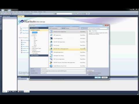 C++ tutorial microsoft visual basic episode 1.      Setting up a project