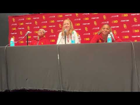 USC WBB Vs  UCONN Post game Press Conference 