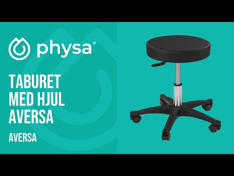 Produktvideo - Taburet med hjul Aversa - sort