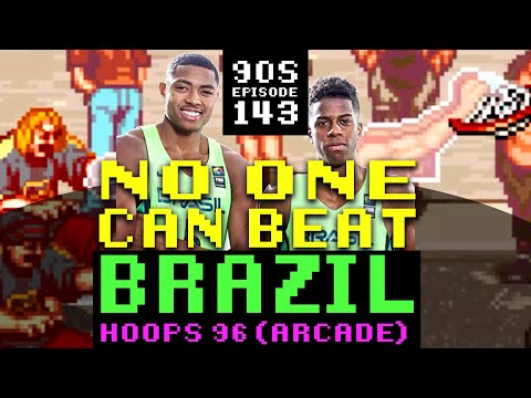 Hoops 96 (Arcade) - No One Can Beat Brazil in Basketball