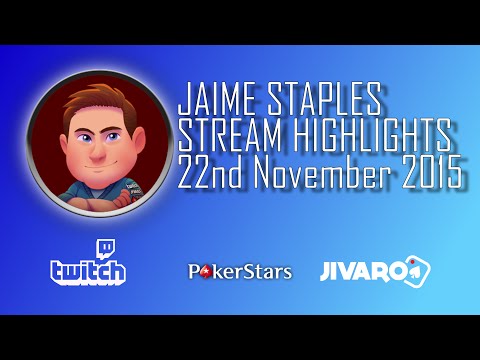 PokerStaples Highlights from Sunday 22nd November 2015