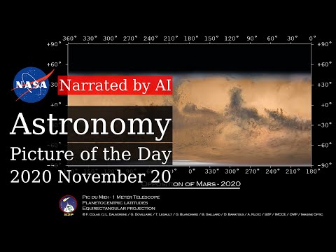 APOD: 2020-11-20 - Global Map: Mars at Opposition (Narrated by Brian)