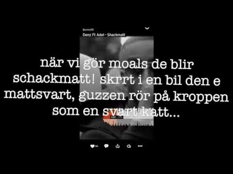 Denz x Adel - Schackmatt (Official Lyrics)