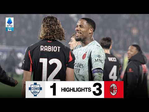 Maignan’s Saves & Rabiot’s brace | Como 1-3 AC Milan | Serie A Highlights