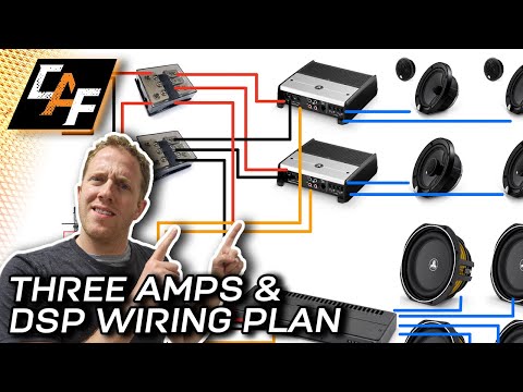 HOW TO - Electrical System Design for 3 AMPLIFIER + DSP Car Audio System!