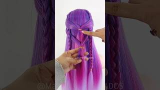 Easy hairstyle for girls 🎀 #braids #beauty #hair #viral #hairstyles