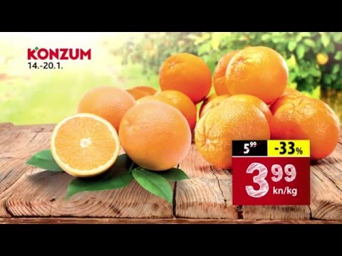 Konzum - Akcija katalog 14.1. - 20.1.2016.
