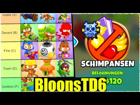Noob meinte diese Affen wären Nutzlos... - BloonsTD6 [Deutsch/German]
