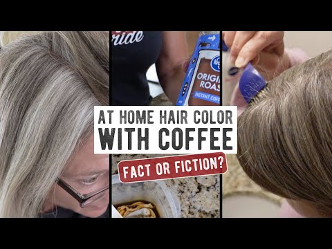 DIY Natural Hair Dye | Will Coffee Cover Gray Hair?