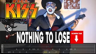 【KISS】[ Nothing To Lose ] cover by Masuka | LESSON | GUITAR TAB