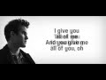 GLEE - All Of Me | LYRICS 