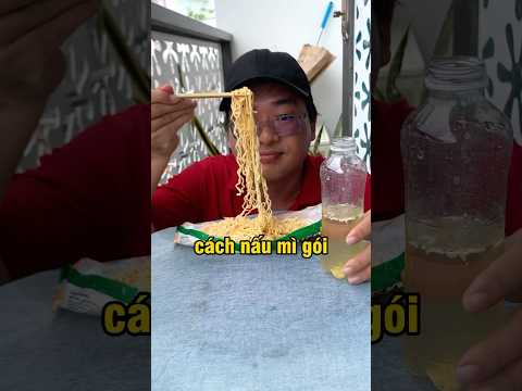 đây là cách nấu mì gói gió ăn ở vùng lũ không cần nước sôi - cách nấu mì bí mật ăn đơn giản mà ngon