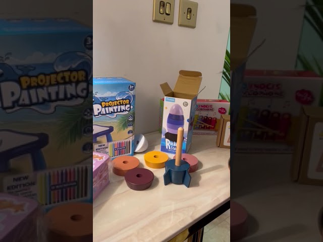 لعبة بازل الصاروخ الملون