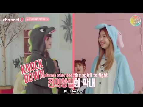 PRISTIN Funny Clip #16: Kyla lost to Nayoung soft words