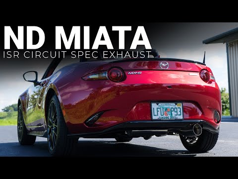 ND Miata ISR Circuit Spec Exhaust Install & Sound