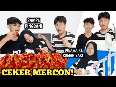MUKBANG CEKER MERCON AMEL PINGSAN SEMUANYA PANIK