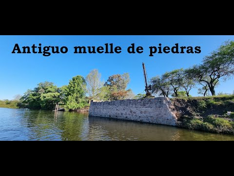 Arroyo Bellaco, y un antiguo muelle de piedras. Campamento y Navegación
