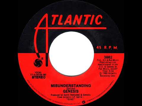 1980 HITS ARCHIVE: Misunderstanding - Genesis (stereo 45)
