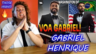SO STRONG! Gabriel Henrique - USA National Anthem | CONCERT NATO, WASHINGTON DC | Singer Reaction!