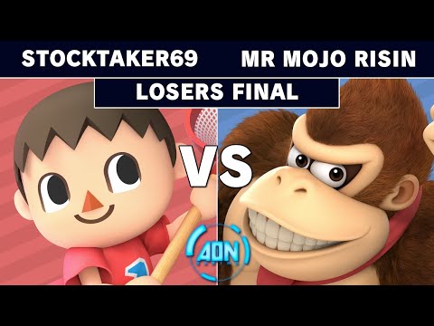 AON #046 - Mr. Mojo Risin' (Donkey Kong) Vs Stocktaker69 (Villager) Losers Finals - Smash Ultimate
