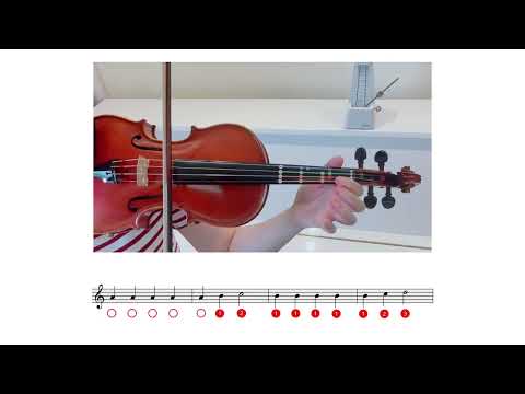 初級樂曲1 - Lightly Row示範｜我的第一本小提琴初學教本My First Violin Book｜大妍老師