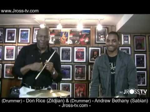 James Ross @ (Drummers)  Don Rice & Drew Bethany - Zildjian Vs. Sabian Cymbals - Jross-tv.com