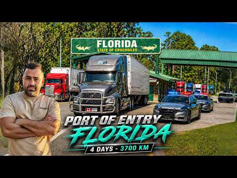 3700 km Solo Trip Canada 🇨🇦 to Miami, Florida 🇺🇸 | Trucking life | 841