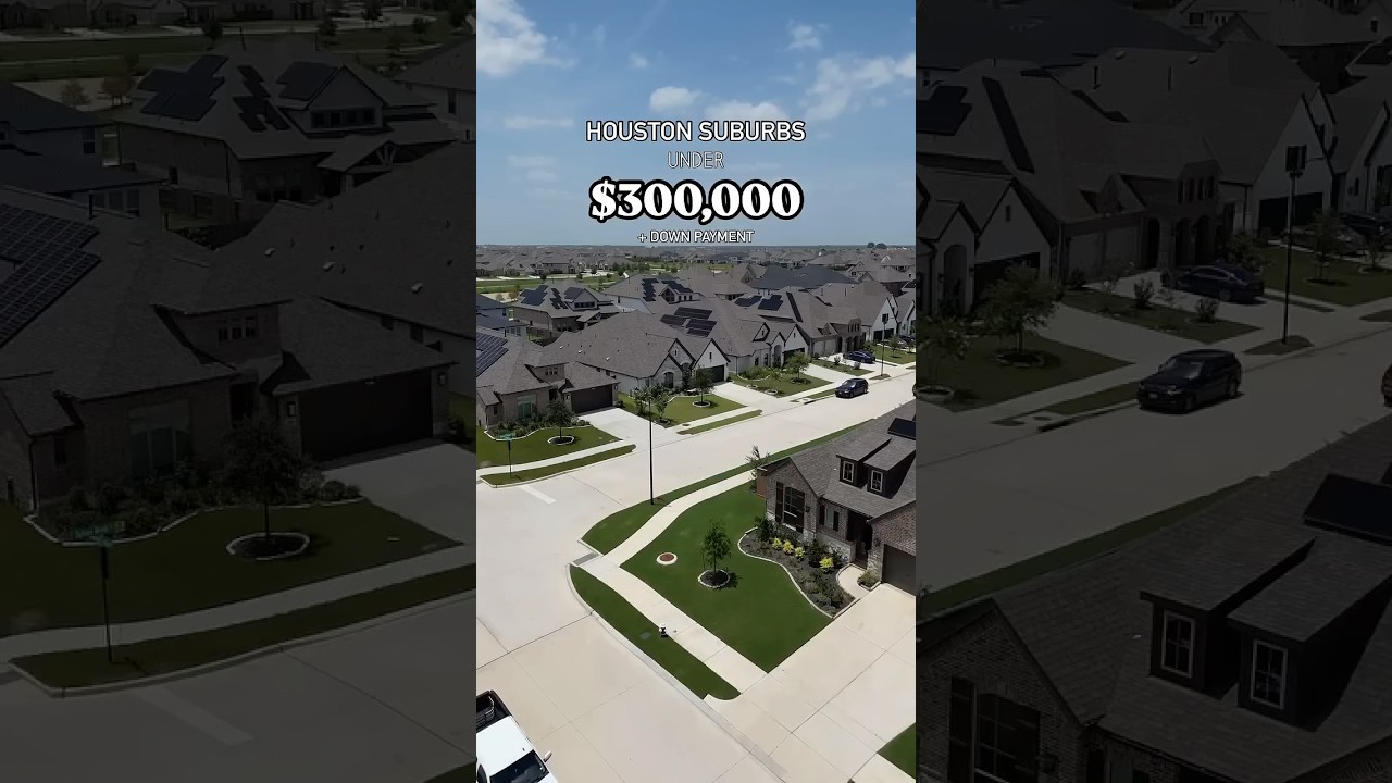 Houston suburbs new construction homes under $300,000 + minimum down payment 🔥 Option 1 - $279,990
