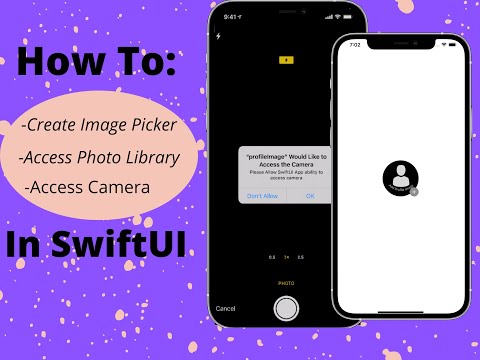 Create an Image Picker, Access Camera and Photo Library in SwiftUI (NEW 2021)