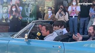 On Set with George Clooney and Ben Affleck in Downtown Ipswich video