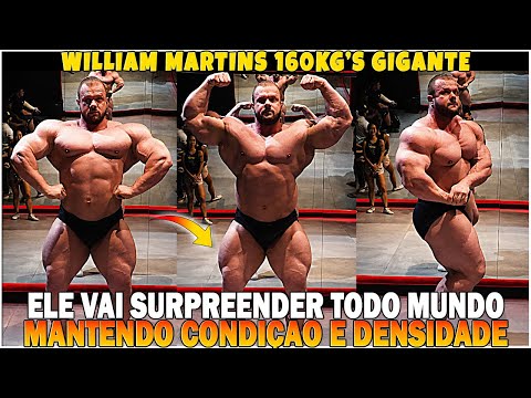 WILLIAM SHOWS OFF ABSURD SHAPE AT ALMOST 160KG