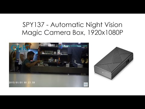 SPY137 - Automatic Night Vision Magic Camera Box, 1920x1080P