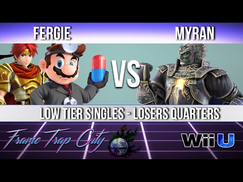 FTC - Fergie (Dr.Mario/Roy) vs. Myran (Ganondorf) - Low Tier Losers Quarters - Smash Wii U