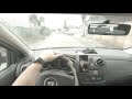 Dacia Logan POV Drive National Road
