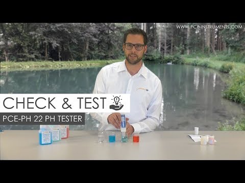 Wasserdichtes pH-Meter PCE-PH 22 für pH-Wert und Temperatur  | PCE Instruments