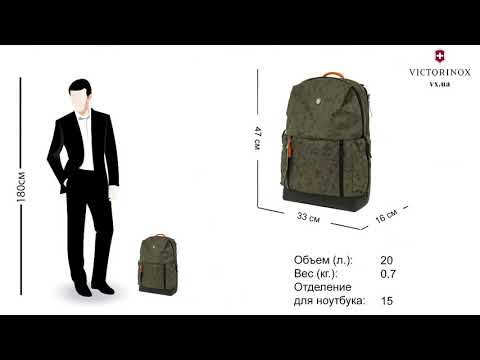 Рюкзак Victorinox Almont Deluxe Laptop Classic Olive Camo