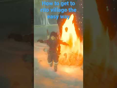 zelda tears of the kingdom easiest way to get to rito village