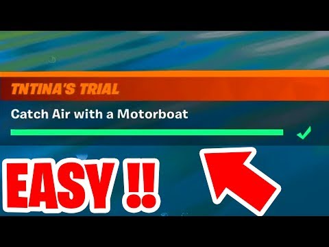Catch Air with a Motorboat Fortnite