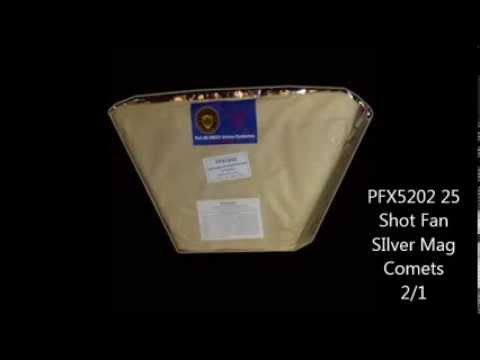 25s Fast zipper fan of bright silver comets -Dun Pai Fireworks- Pro 1.4G Products